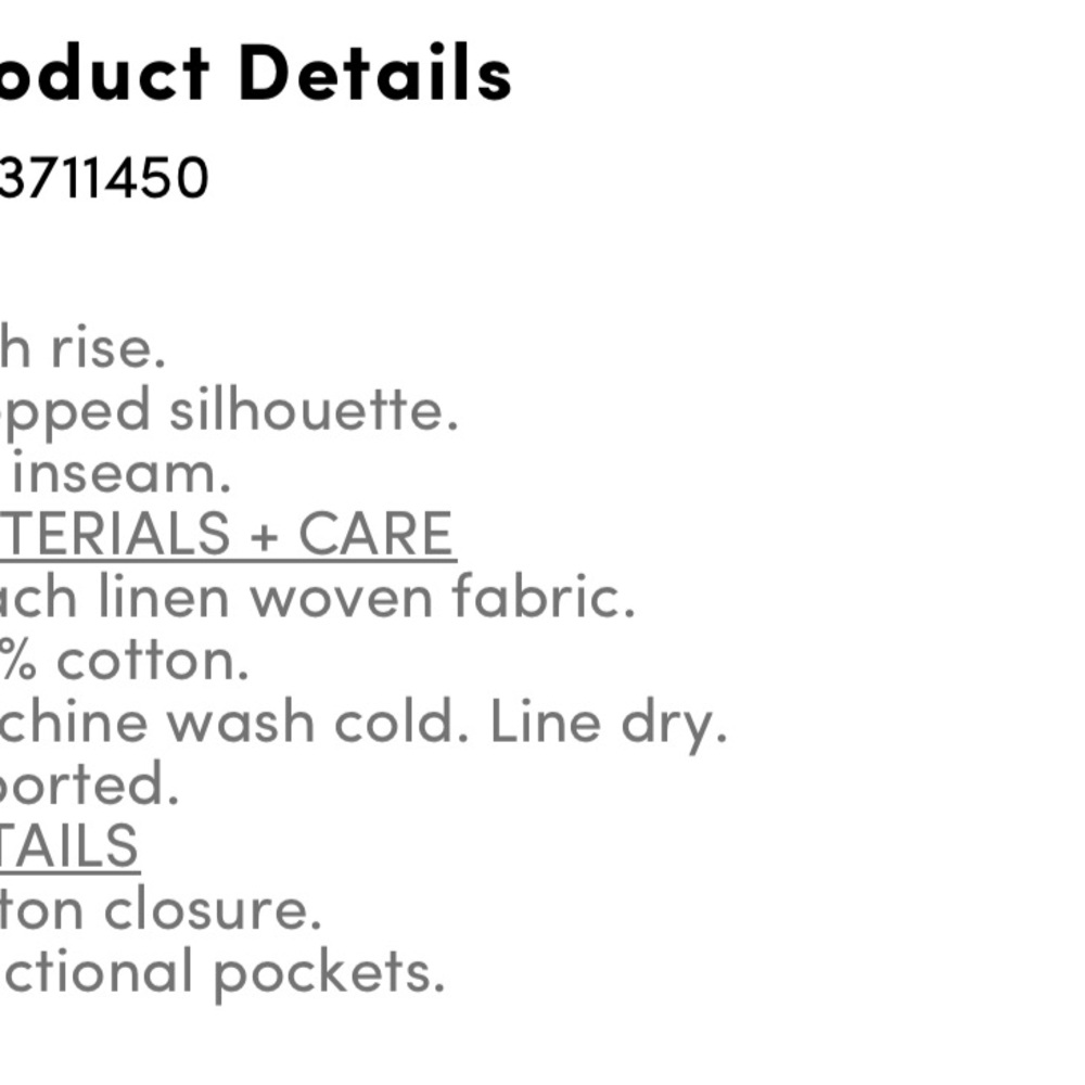 Torrid - High-Rise cropped linen pant - Picture 5 of 5